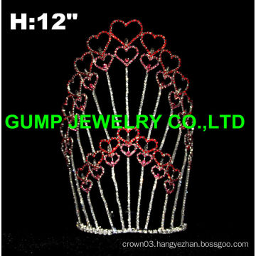 valentine's day tiara crown, heart tiara